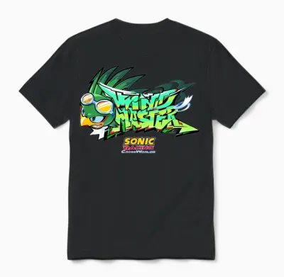 Sonic the Hedgehog: Crossworlds Unisex T-Shirt - Black