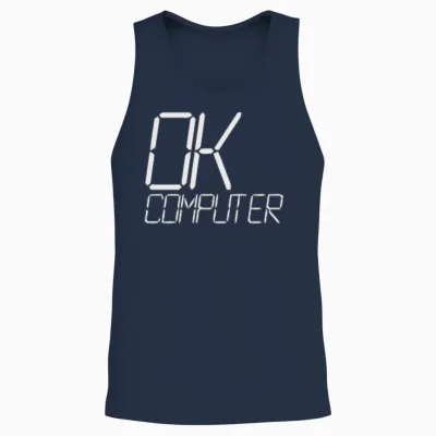 Ok Computer Unisex Tank Top - Navy