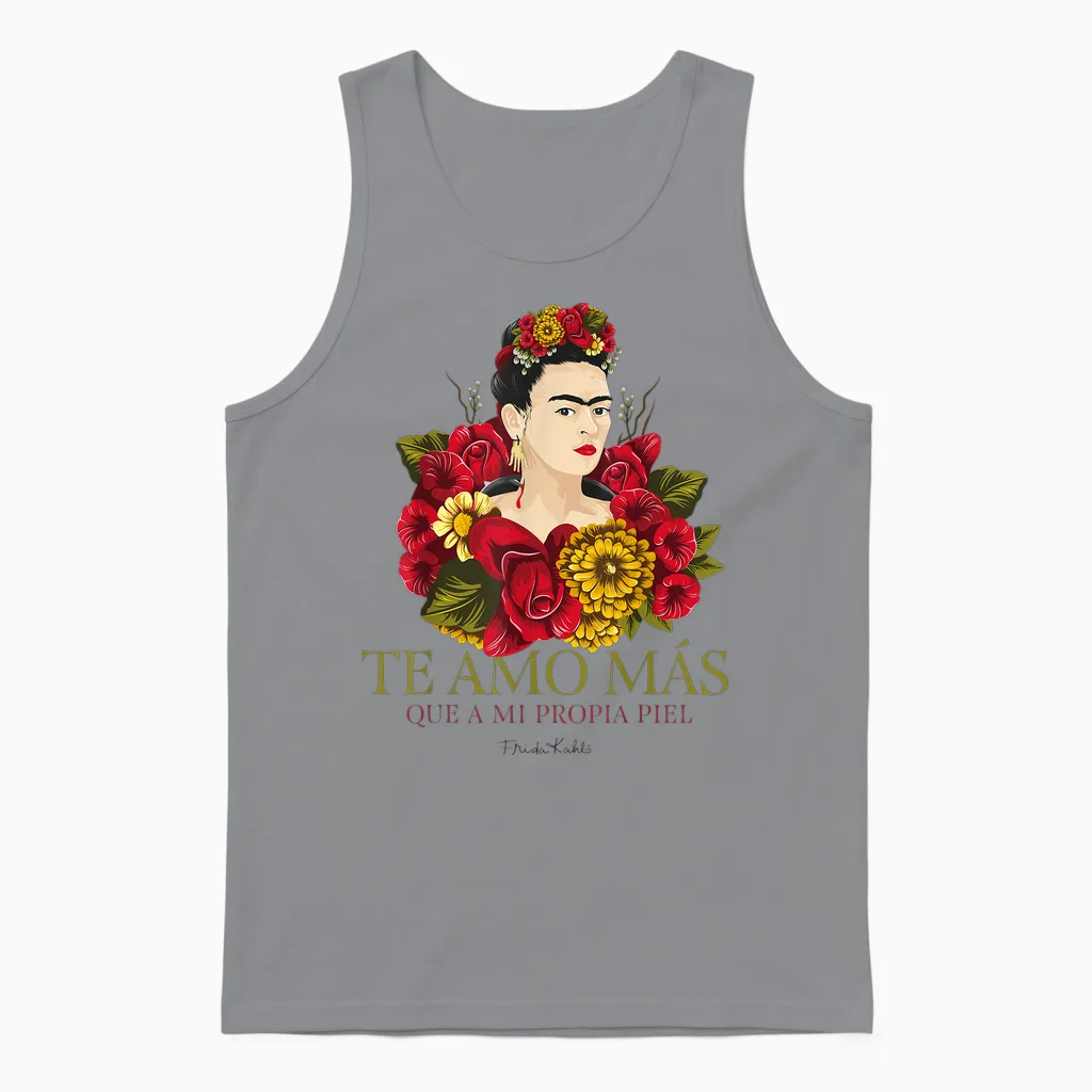 Frida Kahlo - Vielzahl Von Artikeln Unisex Tank Top in Sport Grey