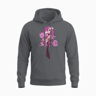 Angel Dust Spider - Hazbin Hotel Unisex Hoodie - Charcoal
