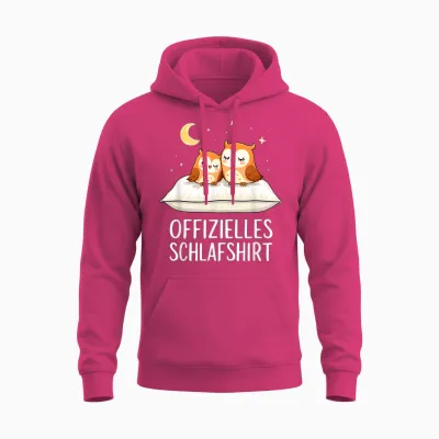 Official Sleep Shirt Owl Owls T-Shirt, Black Unisex Hoodie - Heliconia
