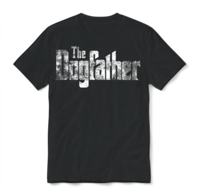 Dog Father Unisex T-Shirt - Black