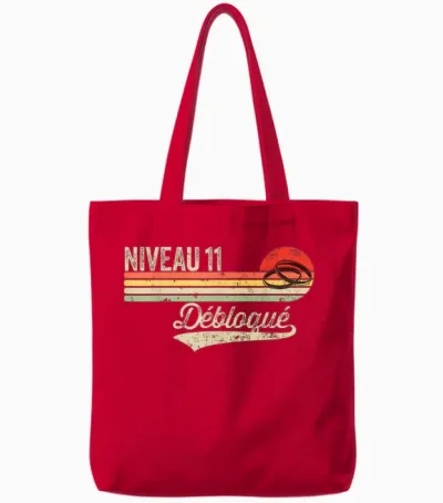 Idée Cadeau Humour Noces De Corail - 11 Ans De Mariage Tote Bags - Red