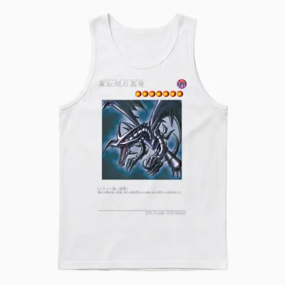 Black Dragon Logo Papl1460 T-Shirt, Black, S Unisex Tank Top - White