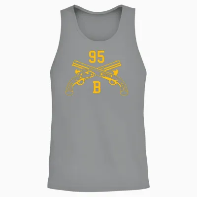 95b Military Police Officer Crossed Pistols T Shir Unisex Tank Top - Sport Grey