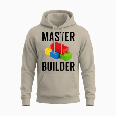 Master Builder Unisex Hoodie - Sand