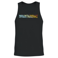 Mountainbike Retro Unisex Tank Top - Black – 2