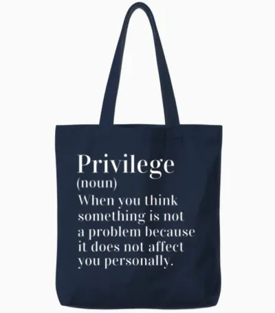Anti Racism Social Justice Equal Rights Equality P Tote Bags - Navy