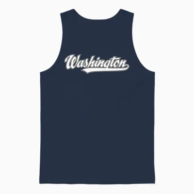Washington Unisex Tank Top - Navy