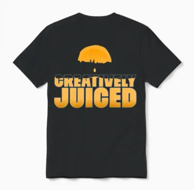 Creatively Juiced Unisex T-Shirt - Black