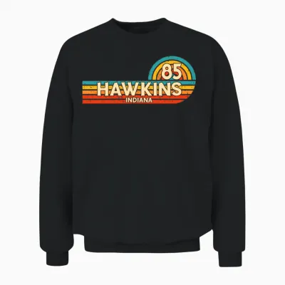 Indiana 85 Retro Vintage Unisex Sweatshirt - Black