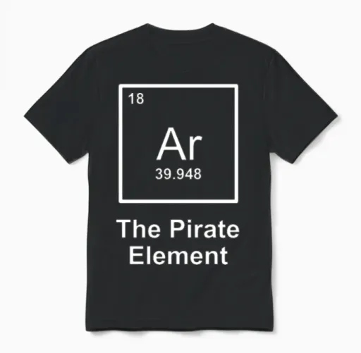 The Pirate Element Unisex T-Shirt - Black