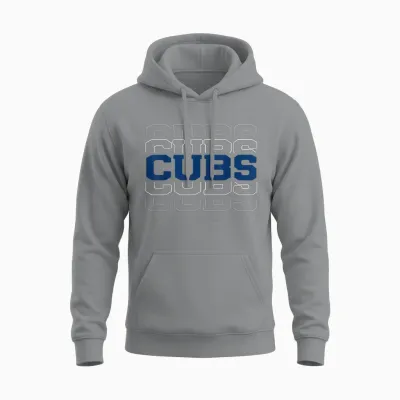 Vintage Cubs Name Retro Design for Men Women And Unisex Hoodie - Sport Grey