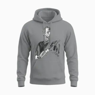 Mark Knopfler, Dire Straits, Joanne Gillespie, Support-Auftritt Unisex Hoodie - Sport Grey
