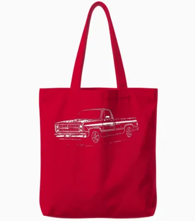 (2 Sided) Get in Bitch I Found a Deal on Marketplace Humor Tote Bags - Red
