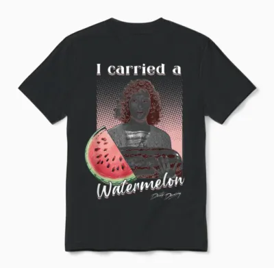 Dirty Dancing I Carried a Watermelon Photo Vintage Movie Unisex T-Shirt - Black