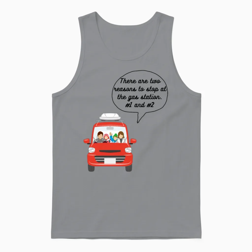 Comedy Potty Unisex Tank Top in Sport Grey