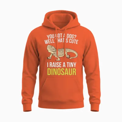 Bearded Dragon Bearded Dragon Lover Unisex Hoodie - Orange
