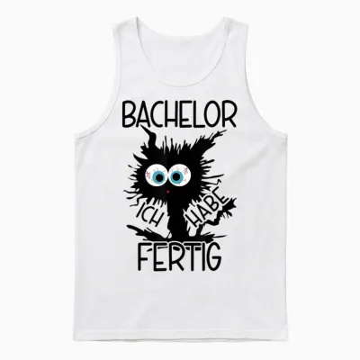 Bachelor Geschafft 2024 T-Shirt, Gray Unisex Tank Top - White