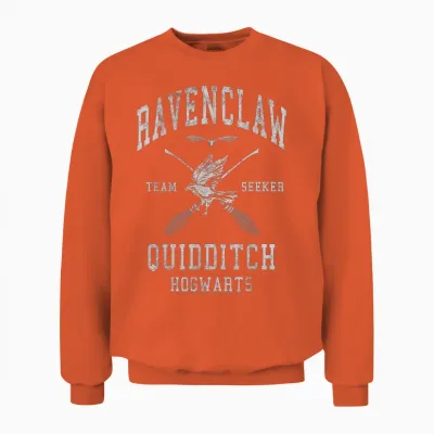 Harry Potter Ravenclaw Team Seeker Hogwarts Quidditch,short Sleeve Unisex Sweatshirt - Orange