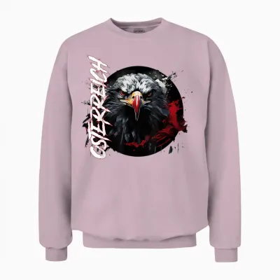 österreich T-Shirt Adler österreichische Patrioten Austria Unisex Sweatshirt - Light Pink