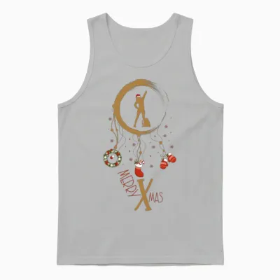 Winter Dreamcatcher Christmas Hiking Unisex Tank Top - Ash