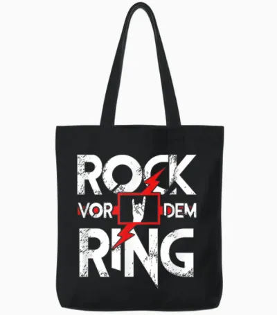 Junggesellenabschied Rock Vor Dem Ring Festival Fun Jga Tote Bags - Black