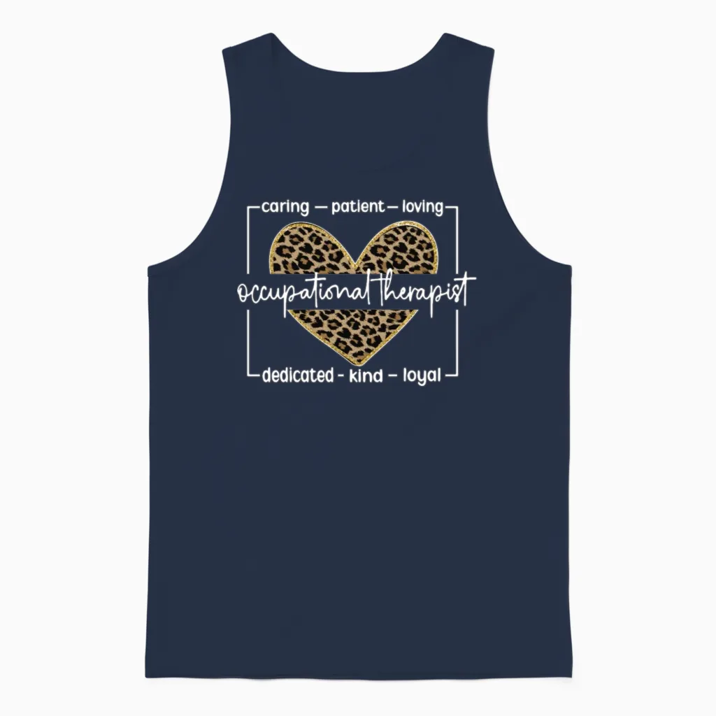 Occupational Therapist Occupational Therapy Ot Unisex Tank Top in Navy