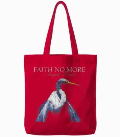 Offiziell Faith No More Angel Dust Alternative Metal Band Tote Bags - Red