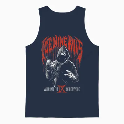 Ice Nine Kills - Mystery Killer T-Shirt, Black Unisex Tank Top - Navy
