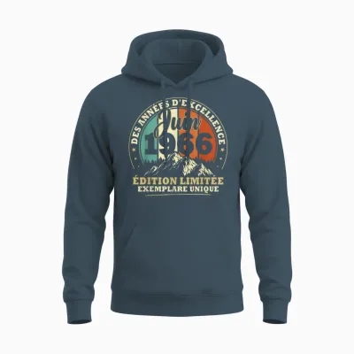 Vintage Juin 1966 Cadeau Anniversaire 60 Ans Hommes Femmes Unisex Hoodie - Dark Heather