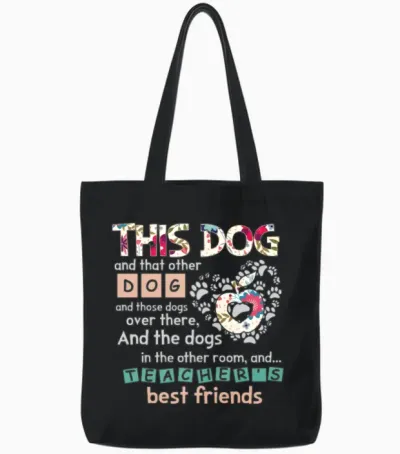 All I Need Is This Dog a That Other Dog Tote Bags - Black