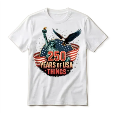 250 Years Usa Things Unisex T-Shirt - White