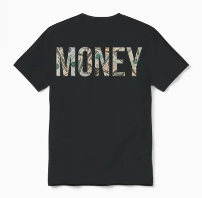 Money Funny Unisex T-Shirt - Black