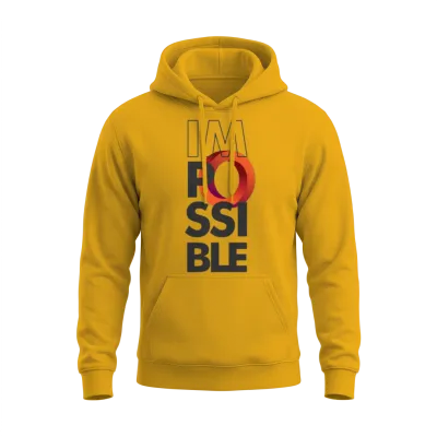 Impossible Circle Unisex Hoodie - Gold