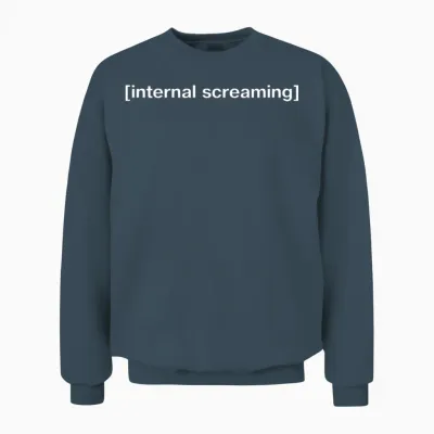 Internal Screaming Stars Unisex Sweatshirt - Dark Heather