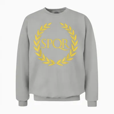 Ancient Rome Spqr T-Shirt, Red, S Unisex Sweatshirt - Ash