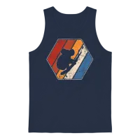 Koala Retro Unisex Tank Top - Navy – 1