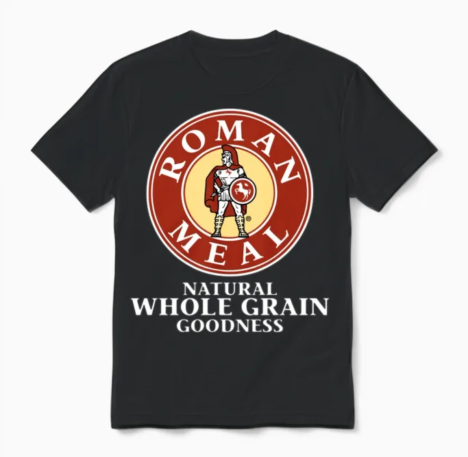 Roman Meal Unisex T-Shirt in Black