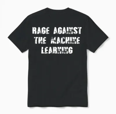 The Machine Learning Rage Against Unisex T-Shirt - Black