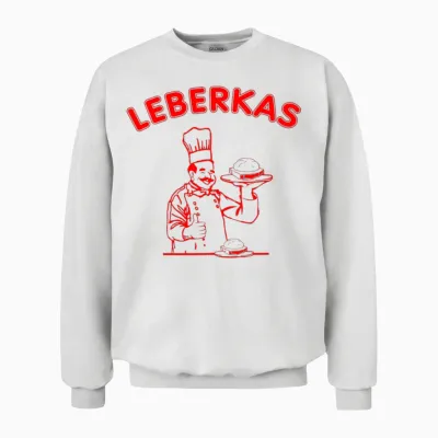 Leberkas Designs T-Shirt, White Unisex Sweatshirt - White