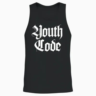 Youth Code Unisex Tank Top - Black