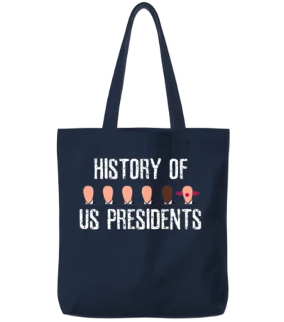Anti Trump Usa President Election Impeach Clown Tote Bags - Navy