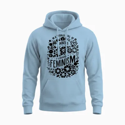 Feminismus Feministin - Feministisch Emanzipation Feminist Unisex Hoodie - Light Blue