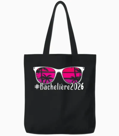 Bachelor 2026 Gift Success Bachelor Holiday Glasses Tote Bags - Black