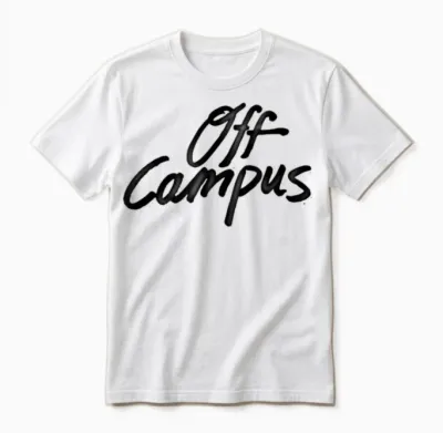 Außerhalb Des Campus - Logo Unisex T-Shirt - White