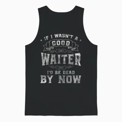 Waiter Professional Service Professional Cuisine Unisex Tank Top - Black