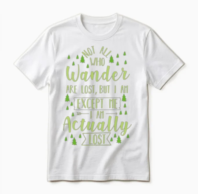 Hiking Funny Saying - & Outdoors Unisex T-Shirt in White