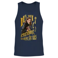 Harry Potter Hermione Goes to the Library Unisex Tank Top - Navy – 2
