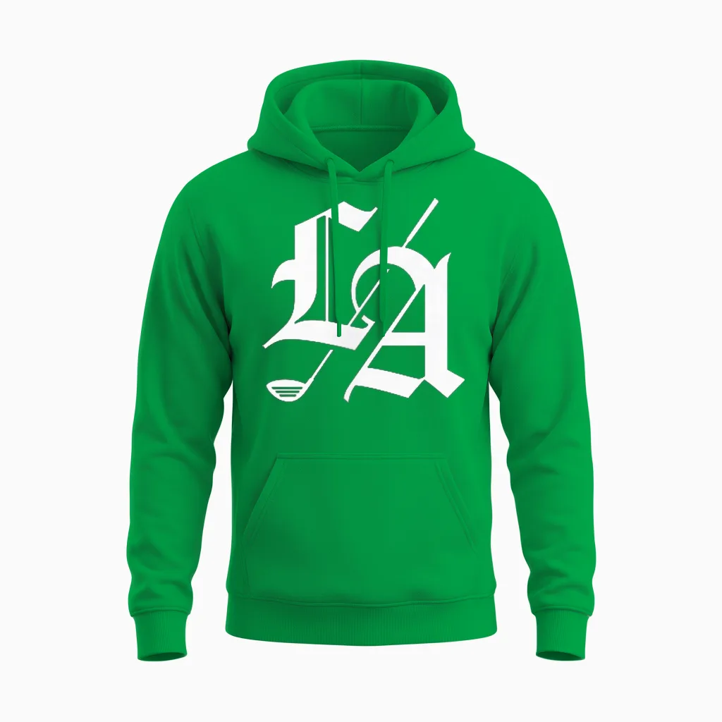 Tgl Avant/arrière Sous Licence Officielle Unisex Hoodie in Irish Green